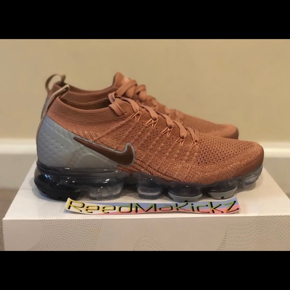 nike vapormax flyknit 2 rose gold